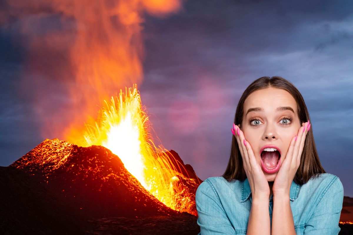 vulcano che sputa oro: cosa risale dal centro della terra